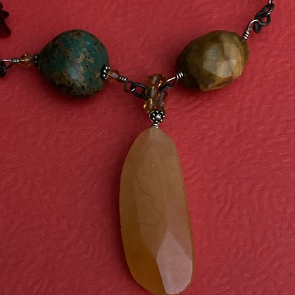 SILPADA Sterling Silver & Natural Stone Necklace - Picture 7 of 7